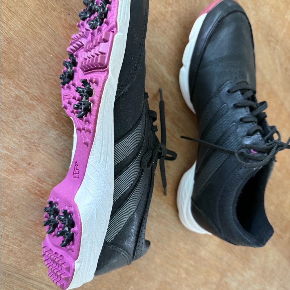 Adidas Women’s Sz 7.5 Response Light Golf Shoes Q47066 Black Purple - Picture 5 of 11
